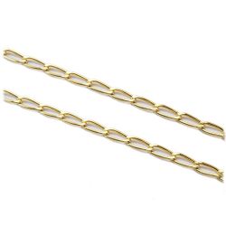 Pulseira Malha Groumet Longa em Ouro 18 Kilates - 22899
